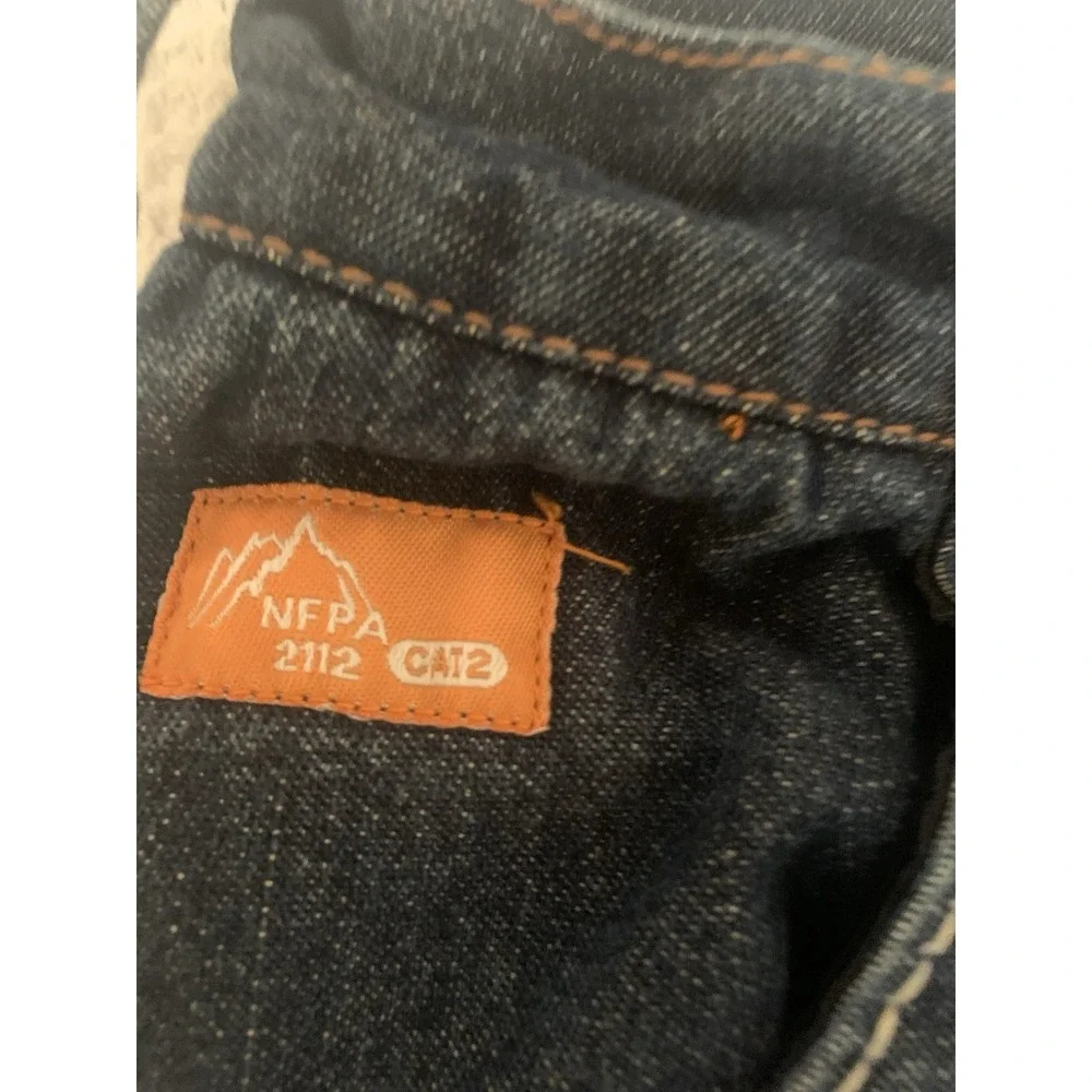 Men's Titicaca Flame‎ Retardant Jeans 44 x 30 Fire Resistant Blue Denim 4